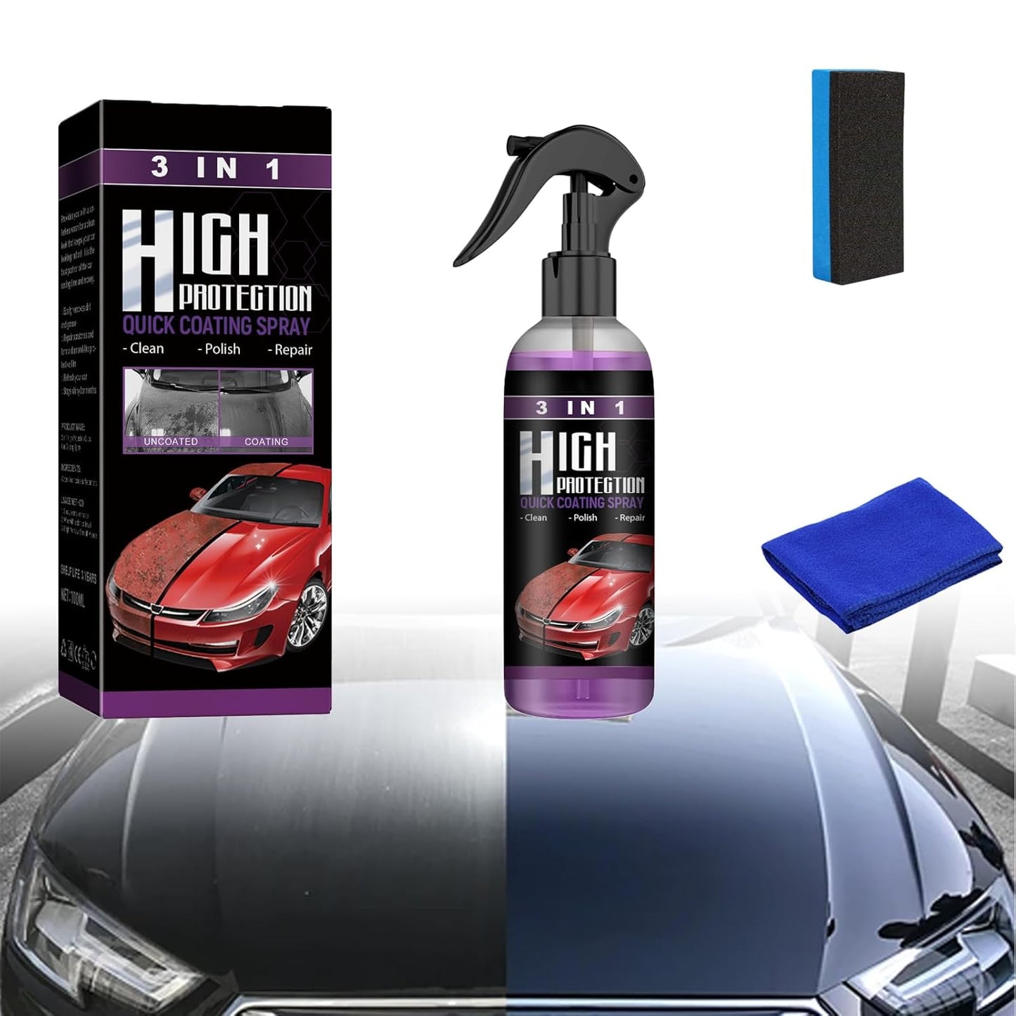 3-IN-1-PREMIUM-REPARATURGERÄT - Schutz und Glanz für Fahrzeuge