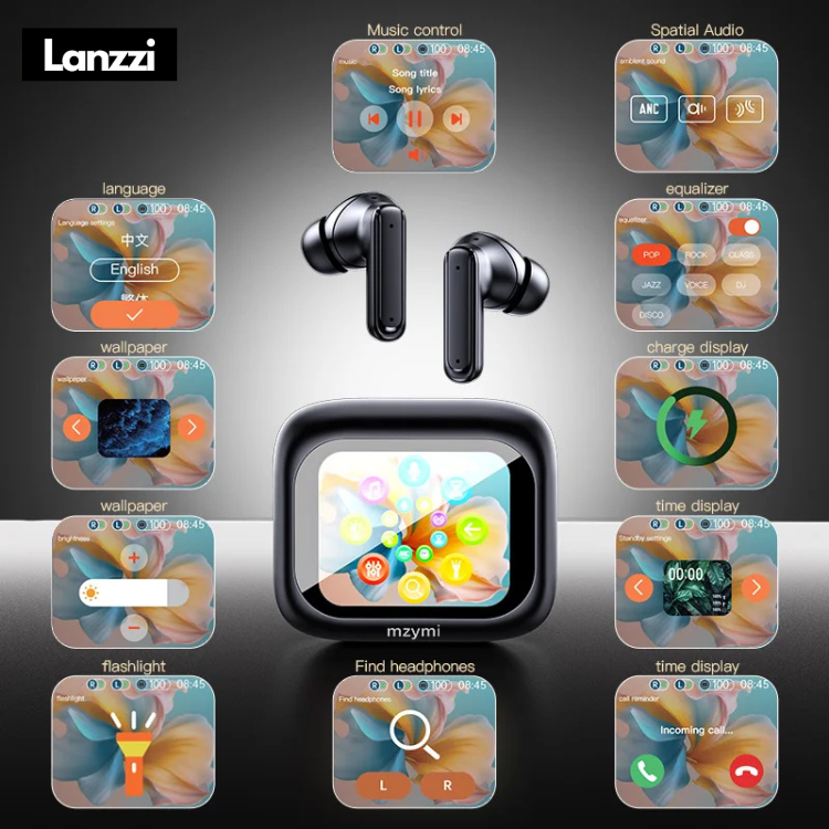 LANZZI Touchscreen-Bluetooth-Headset mit Übersetzer-App für Xiaomi