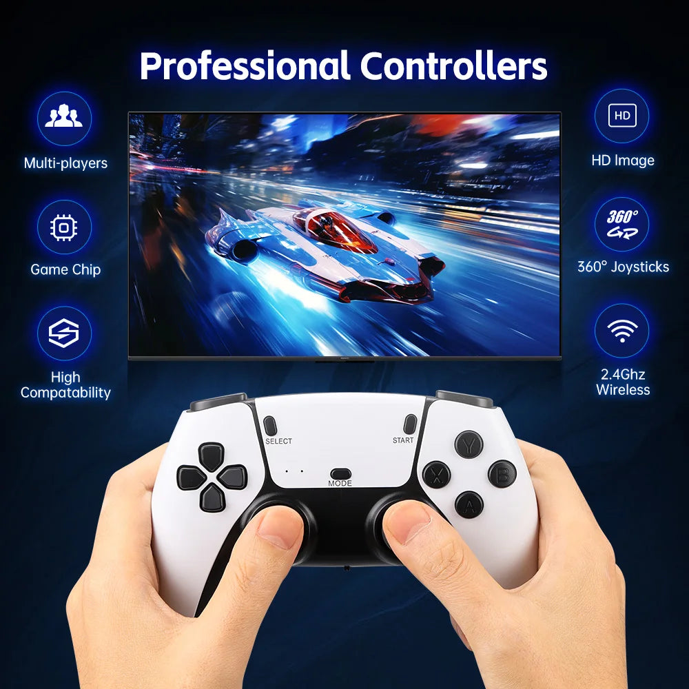 NostalgieBox 4K - Herbeleef je jeugd met deze Retro 4K Mini Console + 20.000 spellen