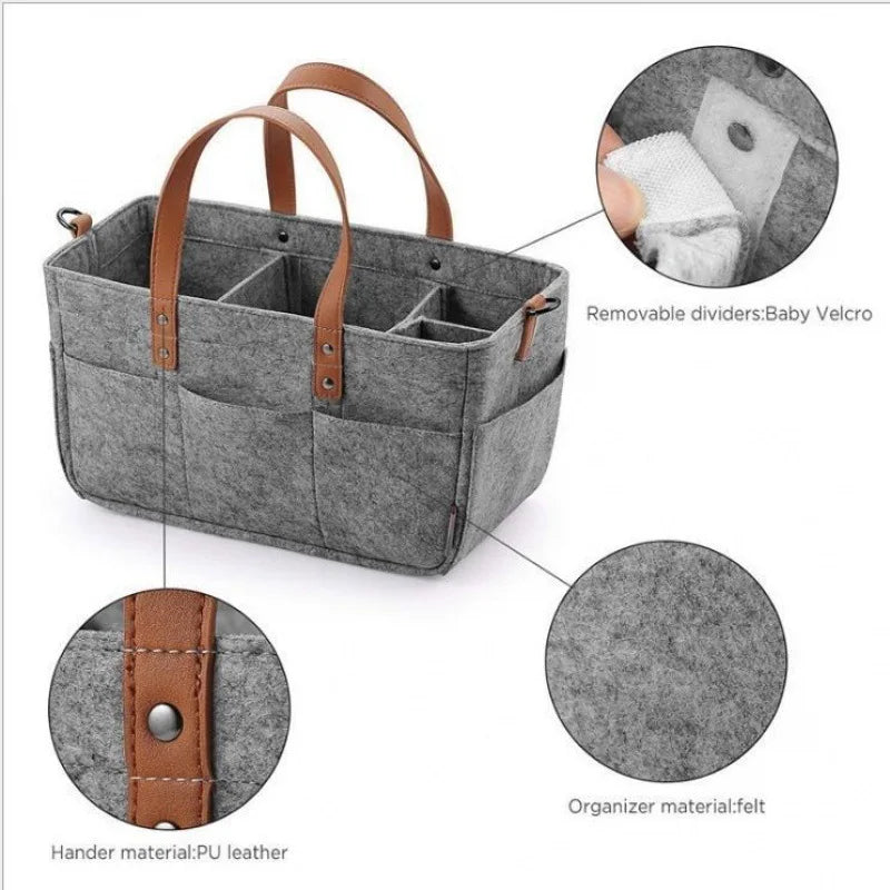 LANZZI Felt Baby Bag