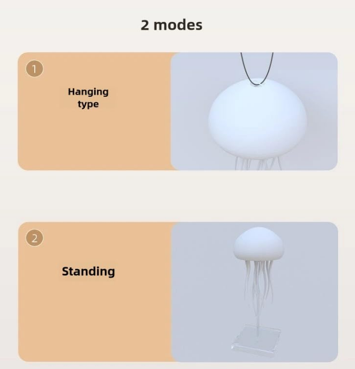 Schwimmende Quallenlampe