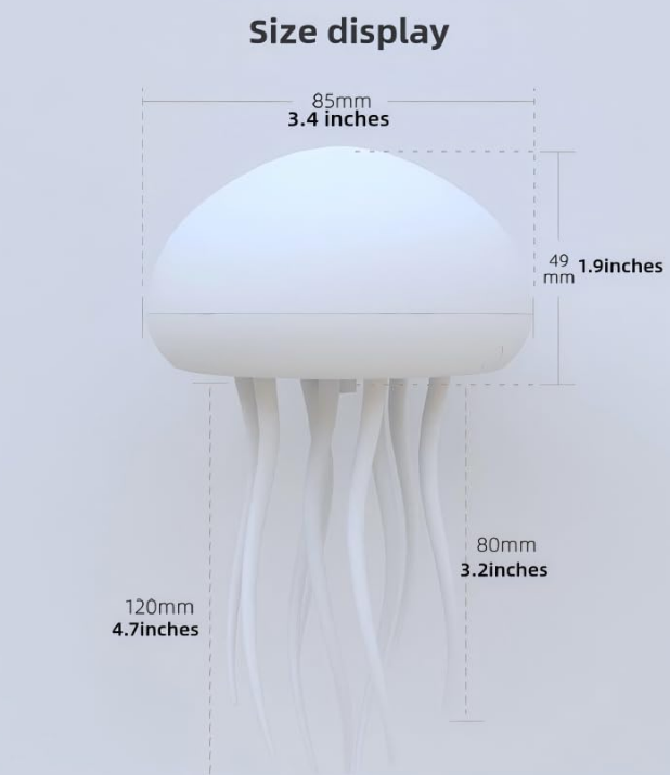 Schwimmende Quallenlampe