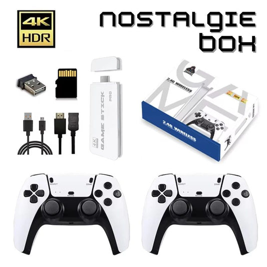 NostalgieBox 4K - Herbeleef je jeugd met deze Retro 4K Mini Console + 20.000 spellen