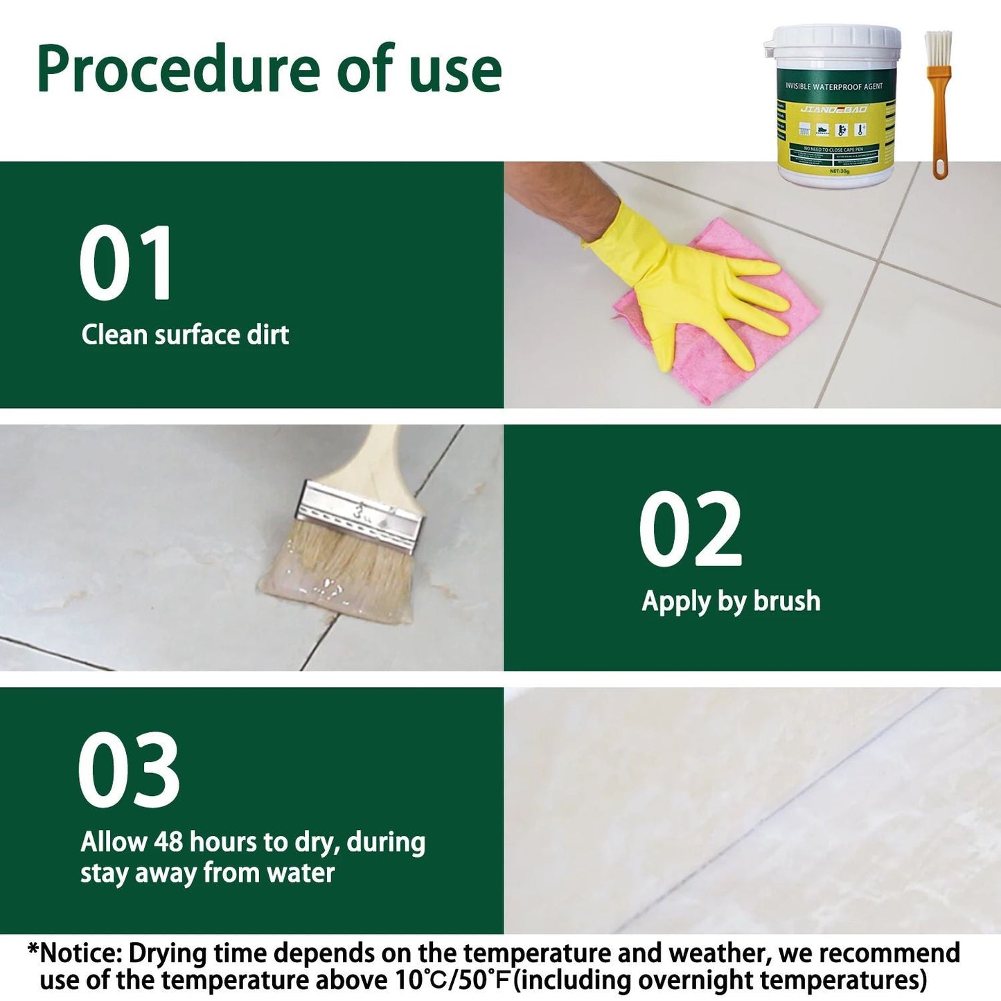 LANZZI MAX Wasserfestes Beschichtungsset - 300 g