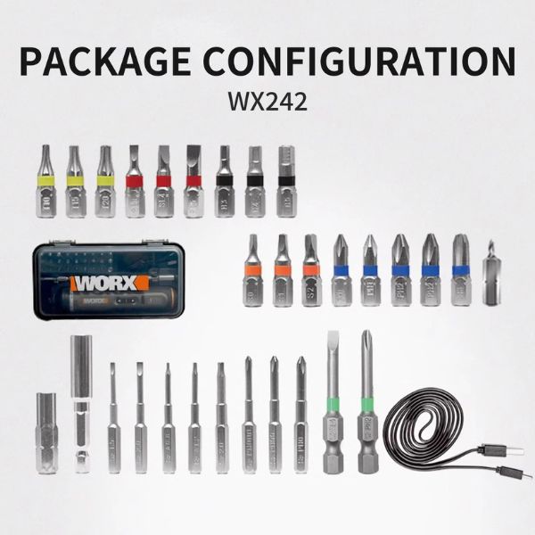 WORX SmartDrive WX242 – „Präzision, Kraft, Leistung – überall, wo Sie sie brauchen.“ 