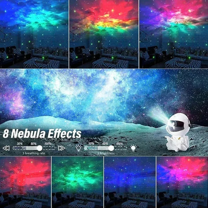 LANZZI Astronaut Galaxy Night Light Projector
