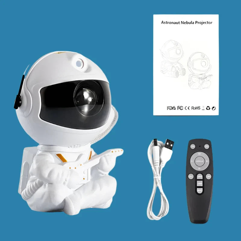 LANZZI Astronaut Galaxy Night Light Projector