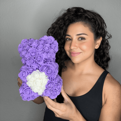 LANZZI Love Heart Rose Bear