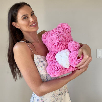 LANZZI Love Heart Rose Bear